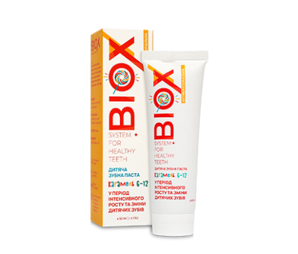 Зубна дитяча паста Карамель biox